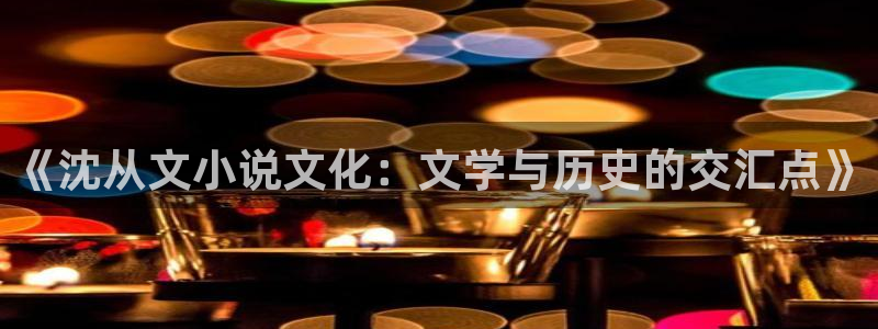 老九门话本小说：《沈从文小说文化：文学与历史的交汇点》